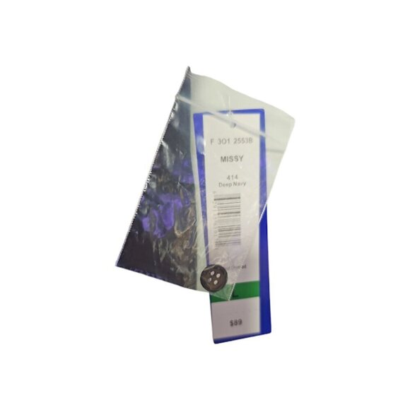 NWT  Navy blue sleeveless v neck jumpsuit with lining - Picture 4 of 7